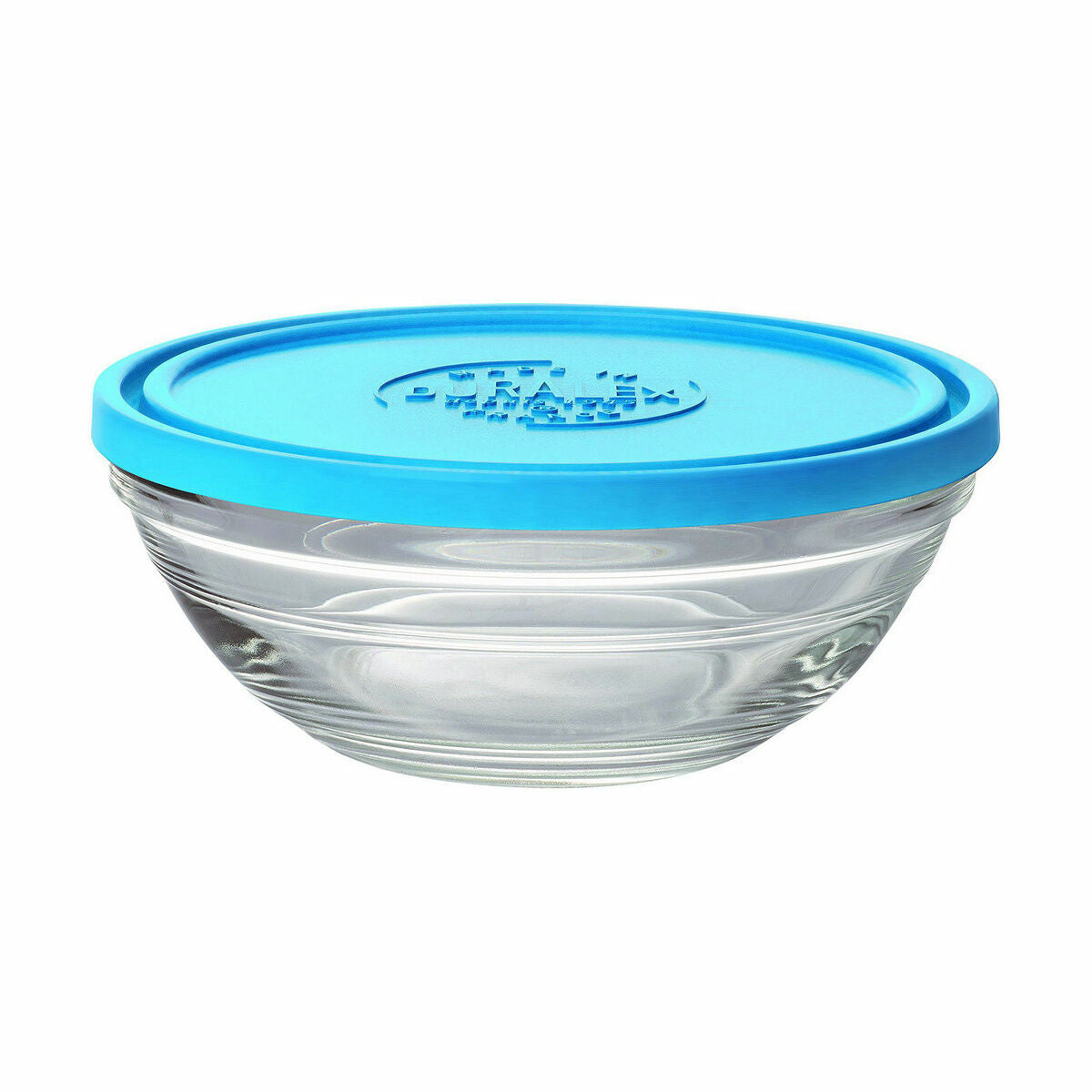 Runde Lunchbox mit Deckel Duralex FreshBox Blau 500 ml (12 Stück)