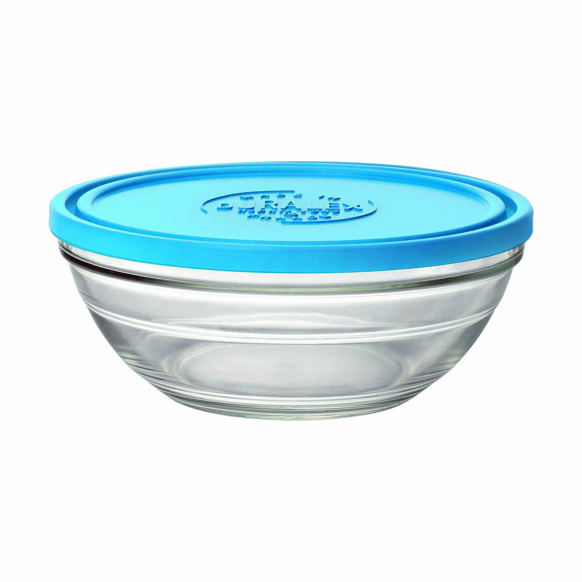 Runde Lunchbox mit Deckel Duralex FreshBox Blau 1,6 L (8 Stück)