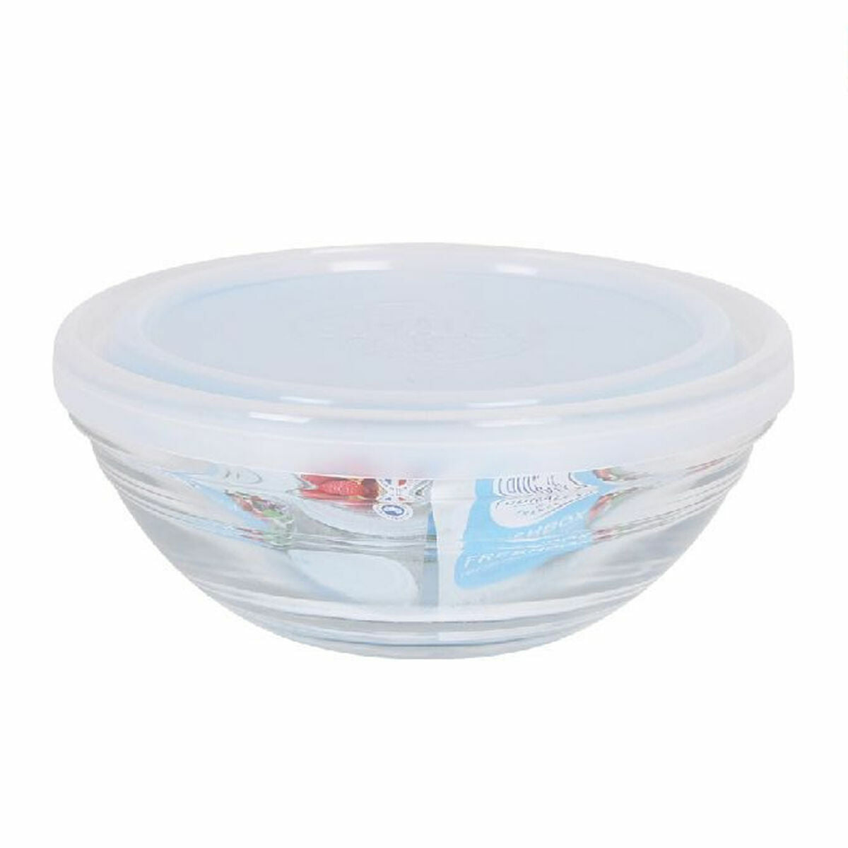 Runde Lunchbox mit Deckel Duralex FreshBox Durchsichtig Ø 14 cm (12 Stück)
