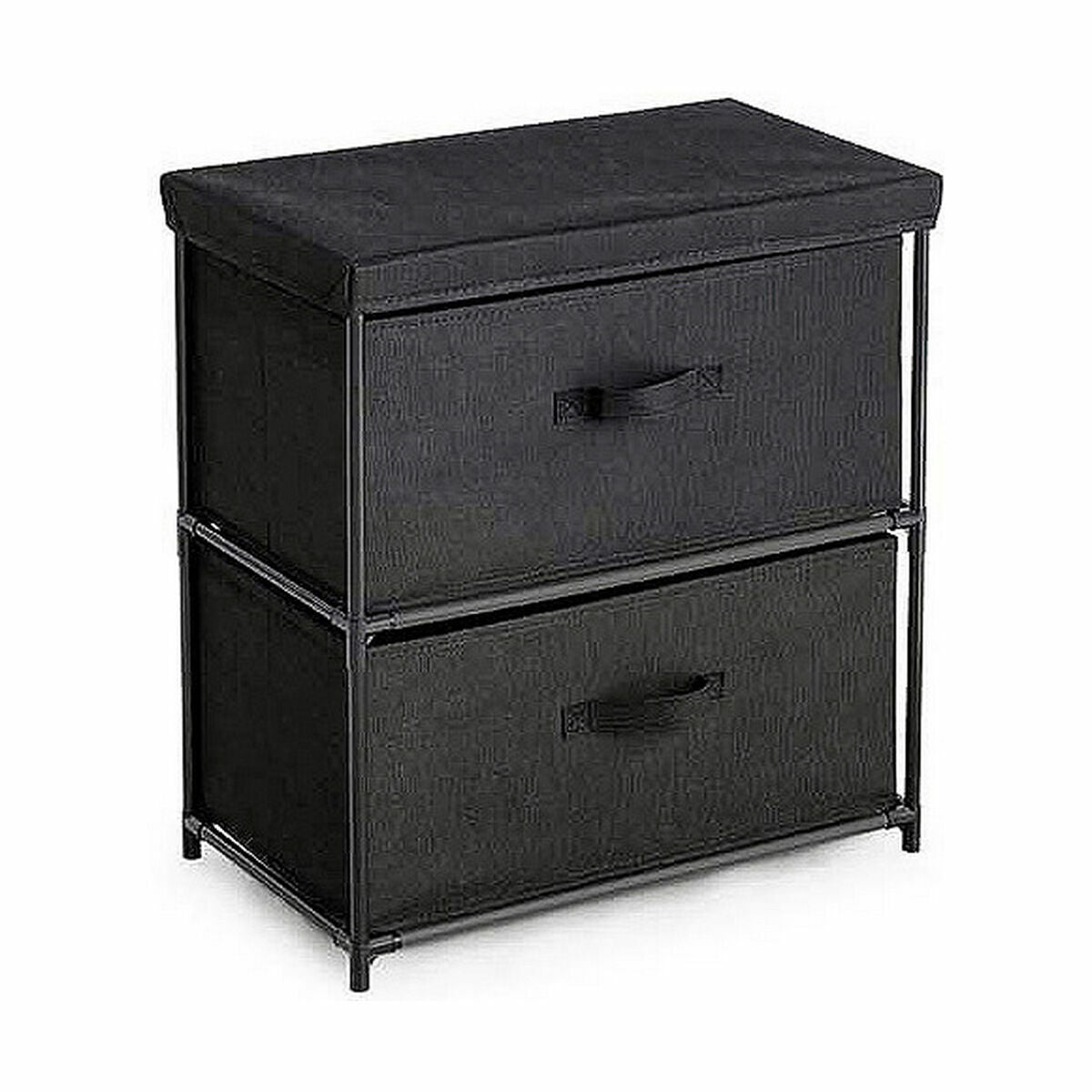 Schubladenschrank Confortime Schwarz Kein gewebter Stoff 55 x 30 x 50 cm